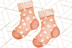 Baby Nursery Clipart PNG, Peach Coral Baby Shower Decor Product Image 3