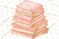 Baby Nursery Clipart PNG, Peach Coral Baby Shower Decor Product Image 4