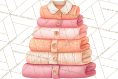 Baby Nursery Clipart PNG, Peach Coral Baby Shower Decor Product Image 4