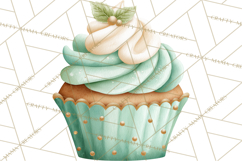 Baby Nursery Clipart PNG, Mint Cream Baby Shower Decor Product Image 2