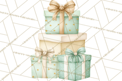 Baby Nursery Clipart PNG, Mint Cream Baby Shower Decor Product Image 5