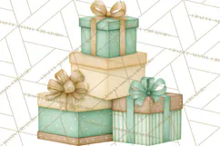 Baby Nursery Clipart PNG, Mint Cream Baby Shower Decor Product Image 2