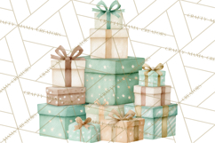 Baby Nursery Clipart PNG, Mint Cream Baby Shower Decor Product Image 3