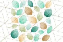 Baby Nursery Clipart PNG, Mint Cream Baby Shower Decor Product Image 2