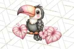 Valentine Jungle Animals PNG, Mini World, Cute Safari Hearts Product Image 4