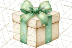 Baby Nursery Clipart PNG, Mint Cream Baby Shower Decor Product Image 4