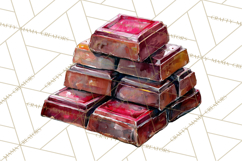 Watercolor Wine Clipart, Drinking Wine Png, Sublimation Product Image 4