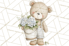 New England Coastal Teddy Bear Nautical Summer Clipart Product Image 4