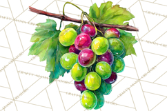 Watercolor Wine Clipart, Drinking Wine Png, Sublimation Product Image 5