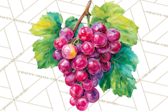 Watercolor Wine Clipart, Drinking Wine Png, Sublimation Product Image 2