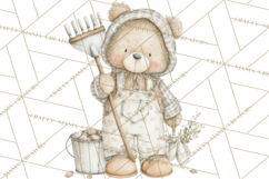 New England Coastal Teddy Bear Nautical Summer Clipart Product Image 3