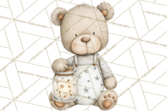 New England Coastal Teddy Bear Nautical Summer Clipart Product Image 5