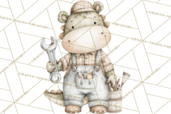 Plush Occupation Animals Career Clipart PNG Product Image 5