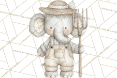 Plush Occupation Animals Career Clipart PNG Product Image 2