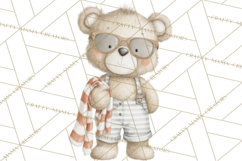 New England Coastal Teddy Bear Nautical Summer Clipart Product Image 2