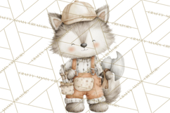 Plush Occupation Animals Career Clipart PNG Product Image 5