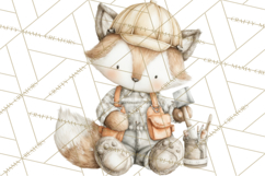 Plush Occupation Animals Career Clipart PNG Product Image 2