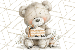 New England Coastal Teddy Bear Nautical Summer Clipart Product Image 3