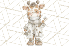 Plush Occupation Animals Career Clipart PNG Product Image 4