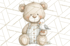New England Coastal Teddy Bear Nautical Summer Clipart Product Image 4