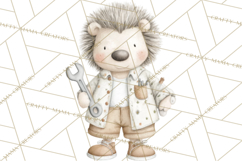 Plush Occupation Animals Career Clipart PNG Product Image 3