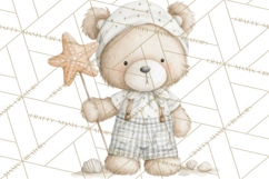New England Coastal Teddy Bear Nautical Summer Clipart Product Image 3