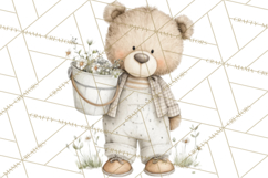 New England Coastal Teddy Bear Nautical Summer Clipart Product Image 4