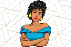 Vintage 1950s Housewife Clipart, Retro Woman Png Files Product Image 4