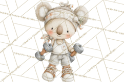 Plush Occupation Animals Career Clipart PNG Product Image 4