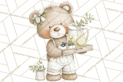 New England Coastal Teddy Bear Nautical Summer Clipart Product Image 5