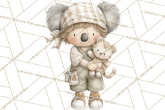Plush Occupation Animals Career Clipart PNG Product Image 2