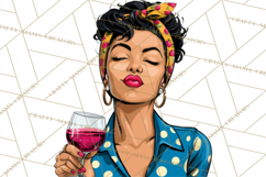 Vintage 1950s Housewife Clipart, Retro Woman Png Files Product Image 3