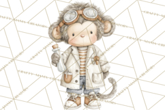 Plush Occupation Animals Career Clipart PNG Product Image 4