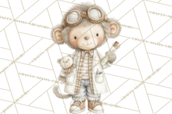 Plush Occupation Animals Career Clipart PNG Product Image 5