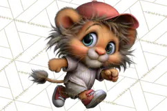Safari Animals Playing Baseball Sports Clipart PNG Product Image 3