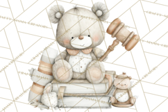 Plush Occupation Animals Career Clipart PNG Product Image 2