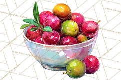 Watercolor Wine Clipart, Drinking Wine Png, Sublimation Product Image 2