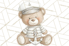 New England Coastal Teddy Bear Nautical Summer Clipart Product Image 2