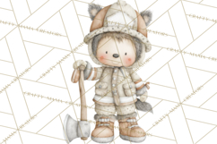 Plush Occupation Animals Career Clipart PNG Product Image 3