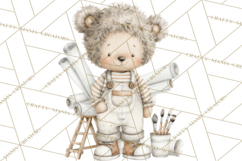 Plush Occupation Animals Career Clipart PNG Product Image 5