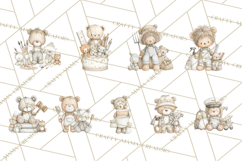 Plush Occupation Animals Career Clipart PNG Product Image 2