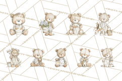 New England Coastal Teddy Bear Nautical Summer Clipart Product Image 3