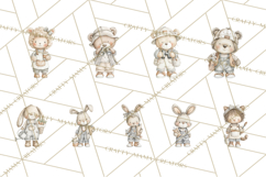 Plush Occupation Animals Career Clipart PNG Product Image 3