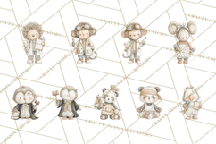 Plush Occupation Animals Career Clipart PNG Product Image 7