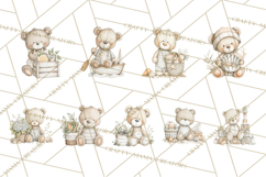 New England Coastal Teddy Bear Nautical Summer Clipart Product Image 7