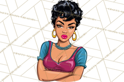 Vintage 1950s Housewife Clipart, Retro Woman Png Files Product Image 4