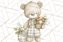 New England Coastal Teddy Bear Nautical Summer Clipart Product Image 4