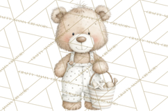 New England Coastal Teddy Bear Nautical Summer Clipart Product Image 5