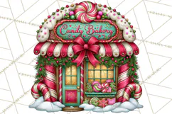 Bright Candy Christmas Village PNG, Whimsical Christmas Product Image 5