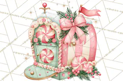 Candy Christmas Village PNG, Enchanted Christmas Decorations Product Image 2